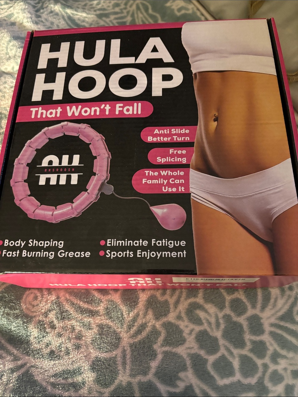 That Won't Fall Hula Hoop - Pink